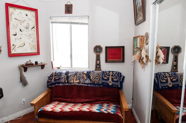 1523 E Windsor Rd Unit 105B, Glendale, CA 91205 - living area featuring wood finished floors and baseboards