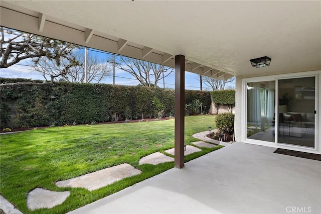 7848 Calmcrest Dr, Downey, CA 90240 - view of yard featuring a patio area