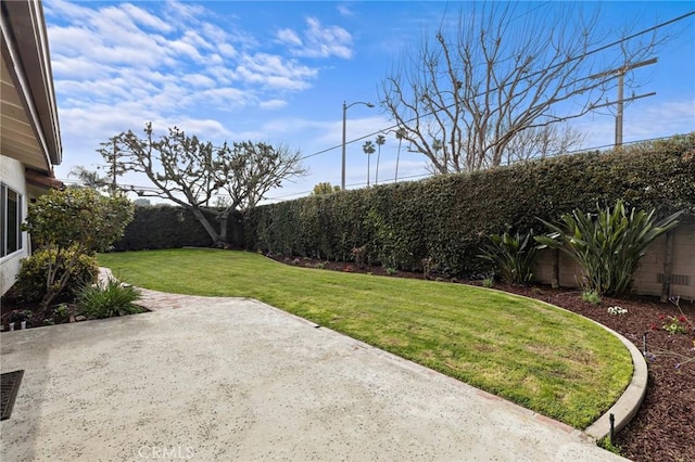 7848 Calmcrest Dr, Downey, CA 90240 - view of yard featuring a patio area