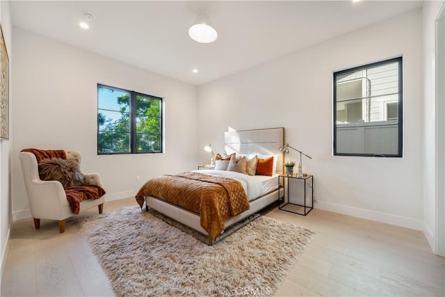 4634 Vesper Ave, Sherman Oaks, CA 91403 - bedroom with light wood-style floors and recessed lighting
