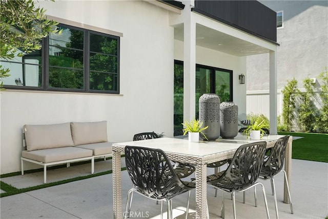 4634 Vesper Ave, Sherman Oaks, CA 91403 - view of patio with outdoor dining area and outdoor lounge area
