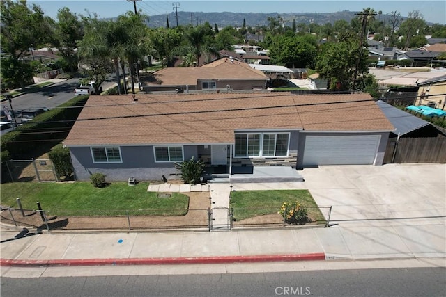 14862 Temple Ave, La Puente, CA 91744 - single story home featuring an attached garage, driveway, stucco siding, and roof with shingles