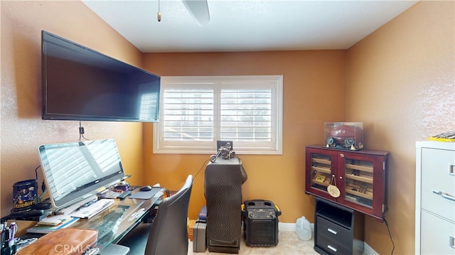 14862 Temple Ave, La Puente, CA 91744 - office area featuring baseboards