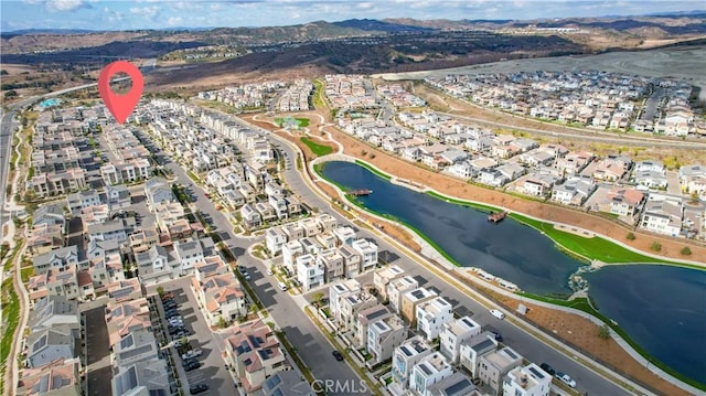 1101 Lasso Way Unit 303, Rancho Mission Viejo, CA 92694 - aerial overview of property's location featuring a water and mountain view and nearby suburban area