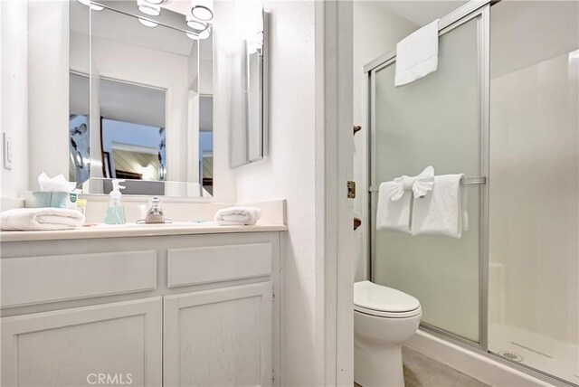 261 Lakeview Blvd Unit 54, Mammoth Lakes, CA 93546 - bathroom with a shower stall and vanity