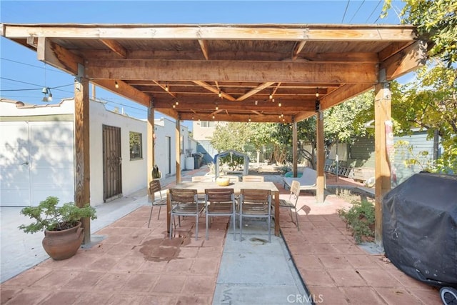 225 E 56th St, Long Beach, CA 90805 - view of patio / terrace with area for grilling and outdoor dining area