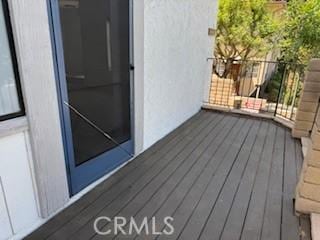 2208 N N Broadway Unit 33, Santa Ana, CA 92706 - view of wooden deck