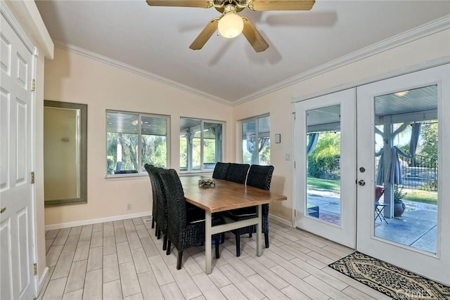 35450 Calle Nopal, Temecula, CA 92592 - sunroom with french doors and vaulted ceiling