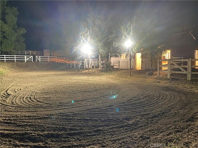 35450 Calle Nopal, Temecula, CA 92592 - view of yard at night