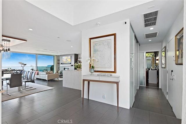 1088 Del Mar Ave, Laguna Beach, CA 92651 - hallway with recessed lighting