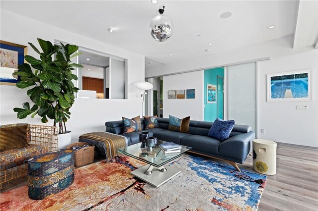 1088 Del Mar Ave, Laguna Beach, CA 92651 - living area with wood finished floors