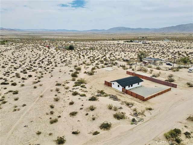 1561 Shoshone Valley Rd Unit 29, Palms, CA 92277 - aerial view of sparsely populated area with a desert landscape and a mountainous background