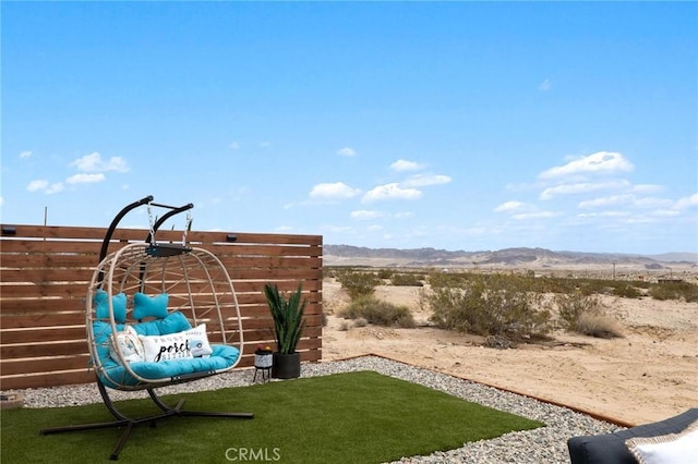 1561 Shoshone Valley Rd Unit 29, Palms, CA 92277 - view of yard featuring a mountain view