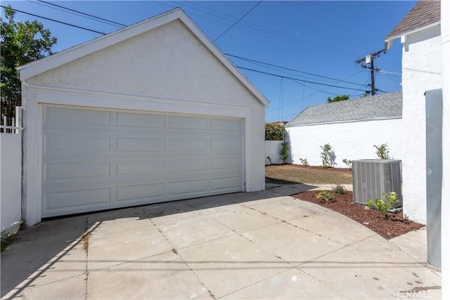 1116 W 80th St, Los Angeles, CA 90044 - detached garage with central air condition unit