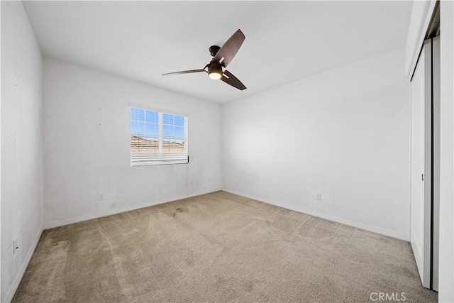 11877 Crossbill Way, Jurupa Valley, CA 91752 - unfurnished room with carpet floors, a ceiling fan, and baseboards