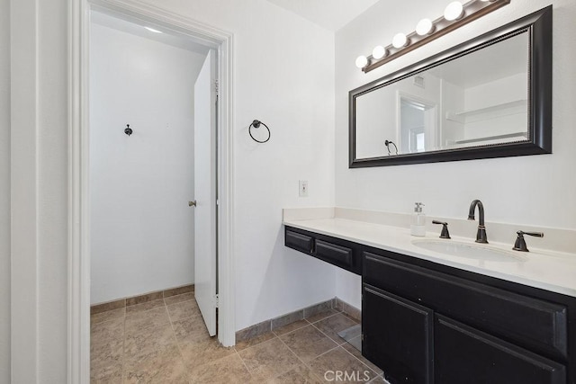 27721 Wakefield Rd, Castaic, CA 91384 - bathroom with vanity and baseboards