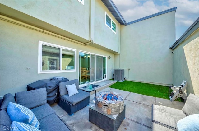5526 Donner Ave, Buena Park, CA 90621 - view of patio with central AC and an outdoor hangout area