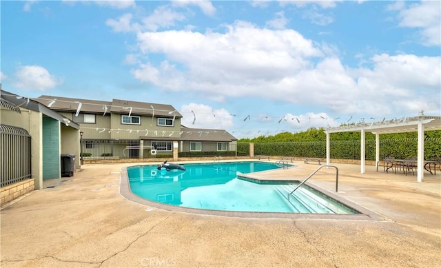 5526 Donner Ave, Buena Park, CA 90621 - community pool featuring a pergola and a patio