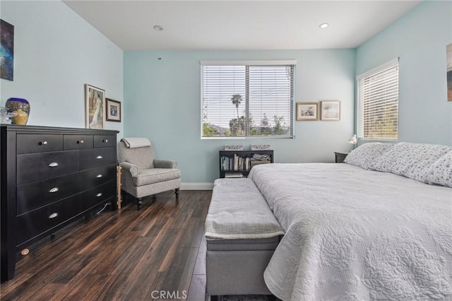 11218 Camarillo St Unit 305, Toluca Lake, CA 91602 - bedroom featuring wood finished floors, baseboards, and recessed lighting