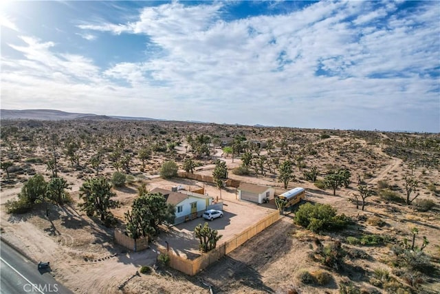 57620 Buena Vista Dr, Yucca Valley, CA 92284 - overview of rural landscape with a desert landscape and mountains