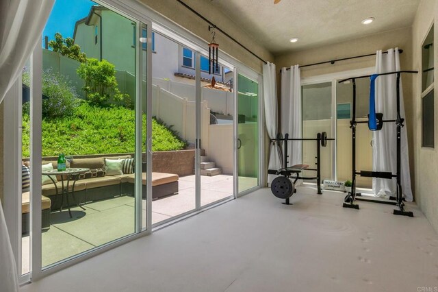 675 Westbrook Loop, San Marcos, CA 92078 - entryway featuring concrete floors and recessed lighting
