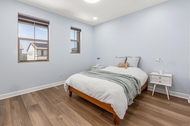 675 Westbrook Loop, San Marcos, CA 92078 - bedroom with baseboards, wood finished floors, and recessed lighting