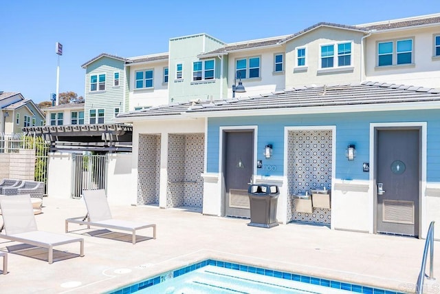 1105 Hibiscus Way, Oceanside, CA 92054 - rear view of house with a patio