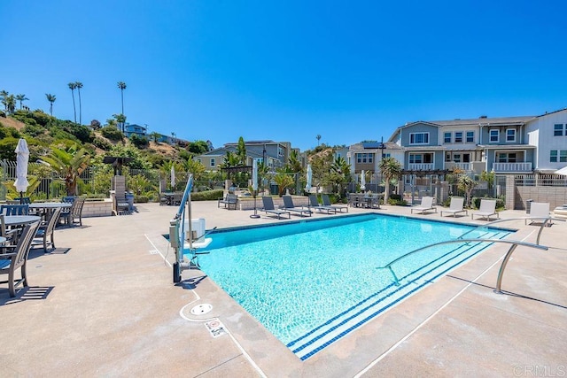 1105 Hibiscus Way, Oceanside, CA 92054 - community pool featuring a residential view and a patio