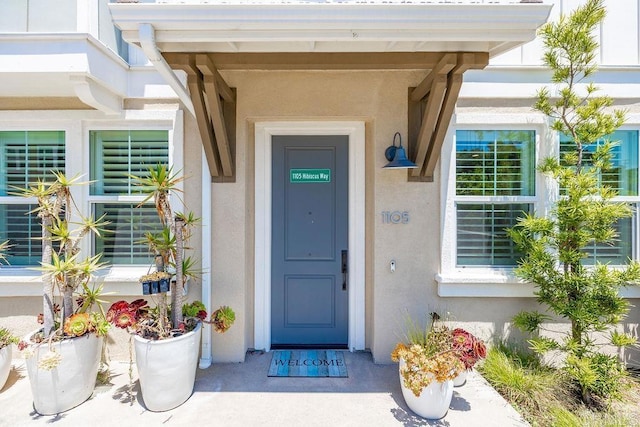 1105 Hibiscus Way, Oceanside, CA 92054 - entrance to property featuring stucco siding