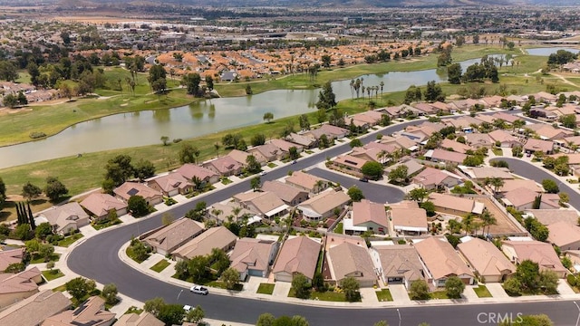 29557 Warmsprings Dr, Menifee, CA 92584 - aerial view of property's location with nearby suburban area, a nearby body of water, and a local golf course