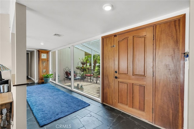 2201 Archdale St, Riverside, CA 92506 - foyer entrance featuring recessed lighting