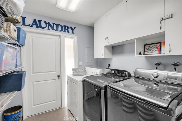 2201 Archdale St, Riverside, CA 92506 - laundry area featuring cabinet space and washing machine and clothes dryer