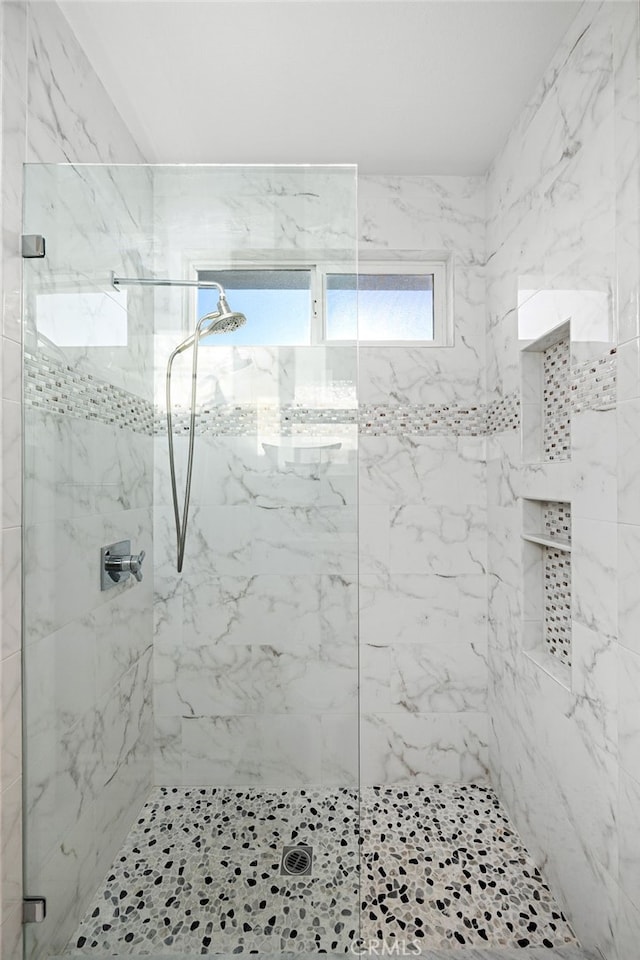 4160 New Hampshire Ave, Claremont, CA 91711 - bathroom with a marble finish shower