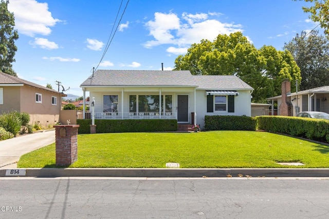 814 Brinsey Ave, Duarte, CA 91010 - view of front of property with a front yard