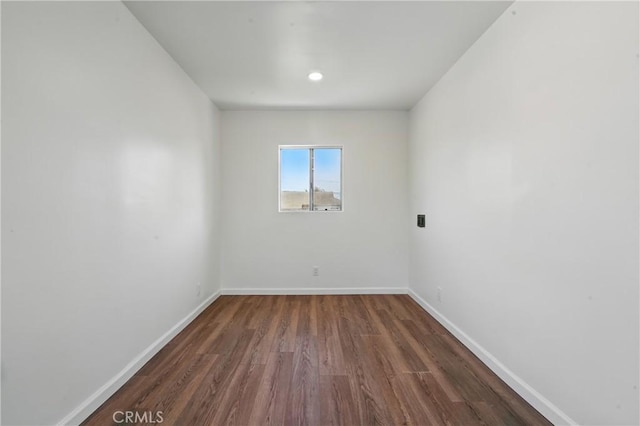 1509 W 138th St, Compton, CA 90222 - spare room featuring wood finished floors and baseboards
