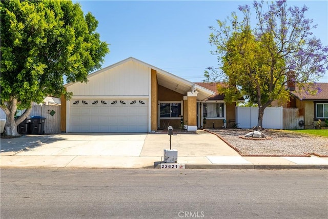 23621 Suncrest Ave, Moreno Valley, CA 92553 - view of front of property featuring an attached garage and driveway