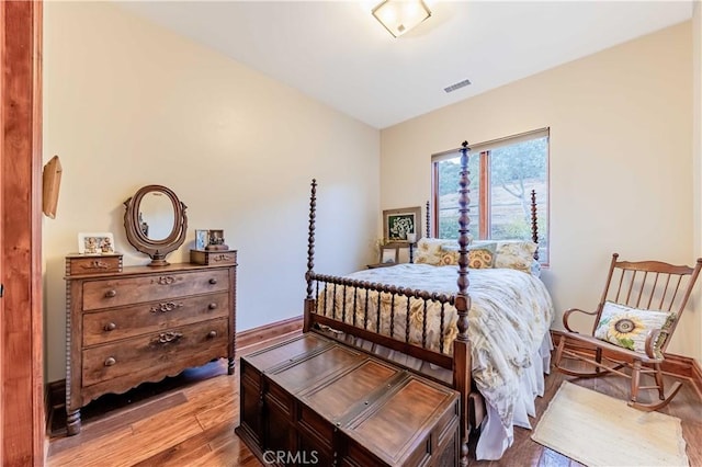 26525 Carancho Rd, Temecula, CA 92590 - bedroom with wood finished floors and baseboards