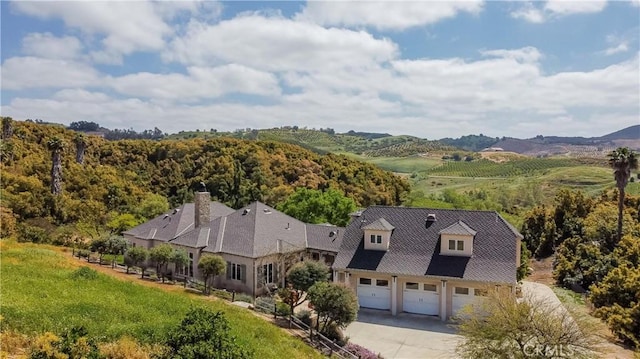 26525 Carancho Rd, Temecula, CA 92590 - view from above of property