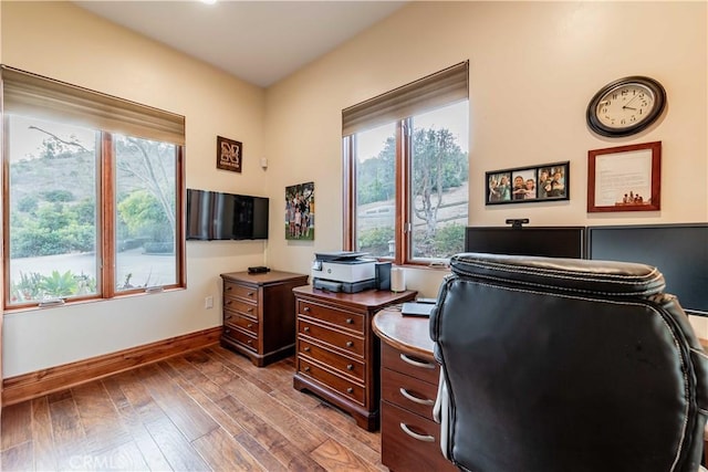 26525 Carancho Rd, Temecula, CA 92590 - office space featuring wood finished floors and baseboards