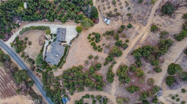 26525 Carancho Rd, Temecula, CA 92590 - aerial view of property and surrounding area with rural landscape