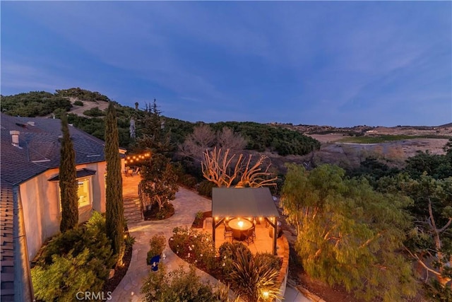 26525 Carancho Rd, Temecula, CA 92590 - view of yard featuring a mountain view