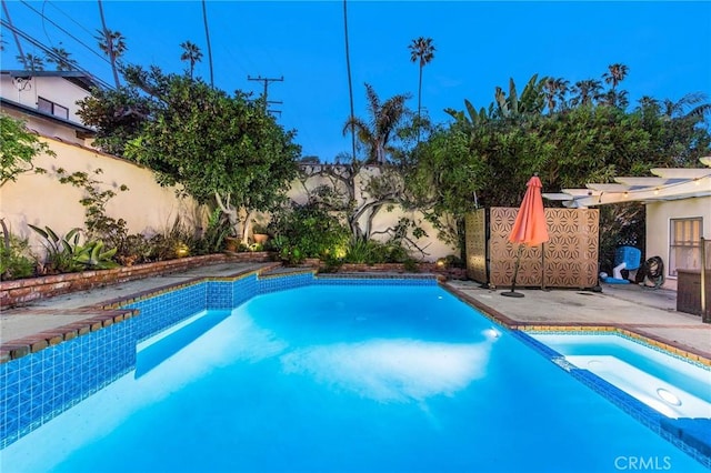 209 Ximeno Ave, Long Beach, CA 90803 - view of swimming pool with a patio area and a fenced backyard
