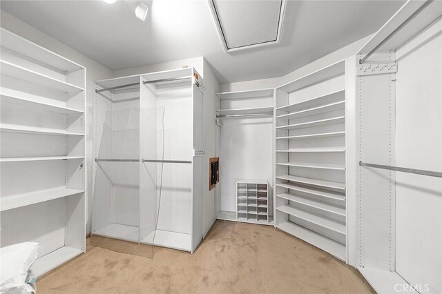 435 Orlena Ave, Long Beach, CA 90814 - walk in closet with carpet and attic access