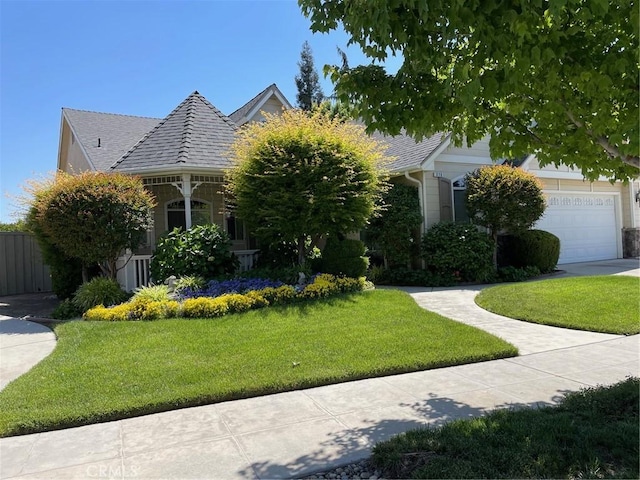 370 Trenton Ave, Clovis, CA 93619 - view of front of house with a front lawn
