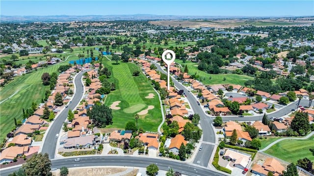 917 Saint Ann, Paso Robles, CA 93446 - aerial view of property's location with a golf course and nearby suburban area