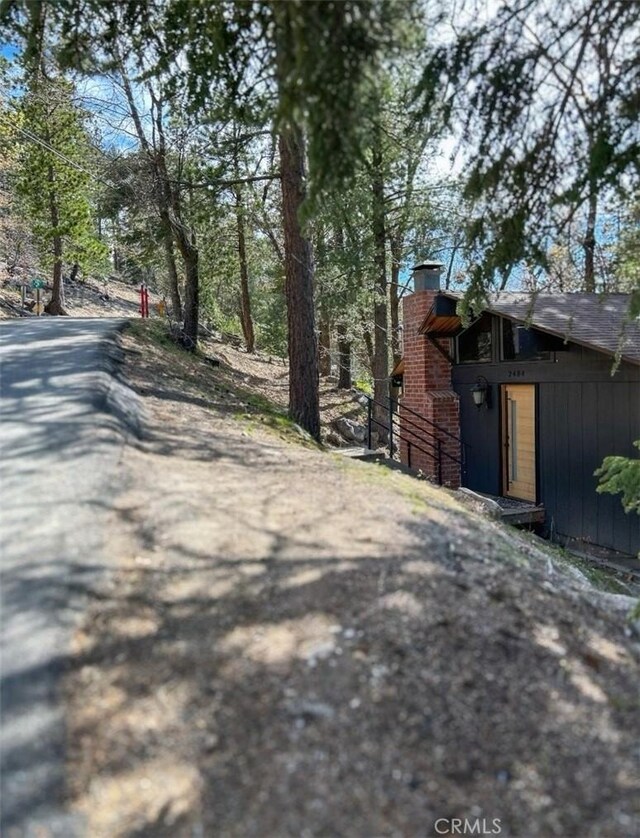 2484 Pine Dr, Running Springs, CA 92382 - view of road