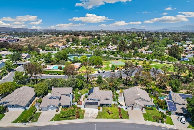 43650 Buckeye Rd, Temecula, CA 92592 - aerial perspective of suburban area featuring mountains