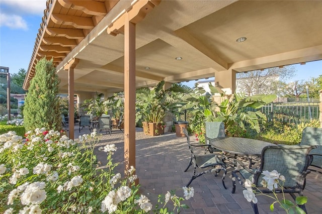 24923 Hearth Ct, Valencia, CA 91354 - view of patio with outdoor dining space
