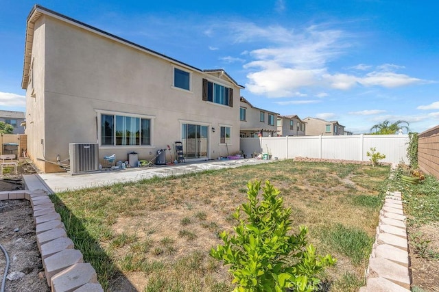 30536 Astoria Ln, Murrieta, CA 92563 - rear view of house with a patio, stucco siding, and central AC unit