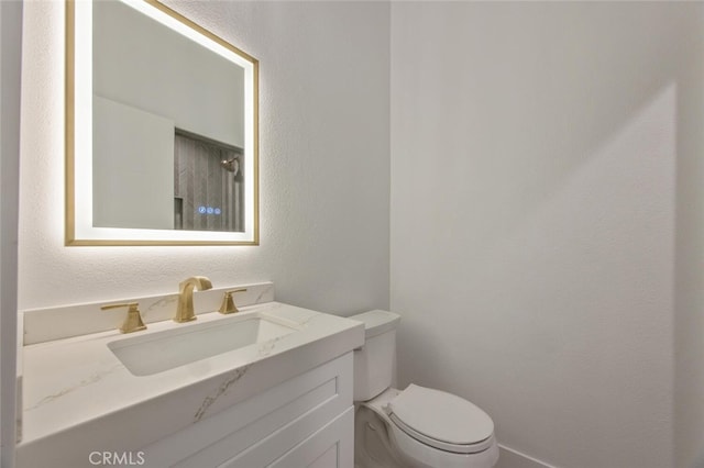 23835 Bella Vista Dr, Newhall, CA 91321 - bathroom with vanity and a textured wall